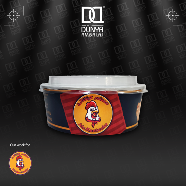 38OZ 1200CC علب دائرية